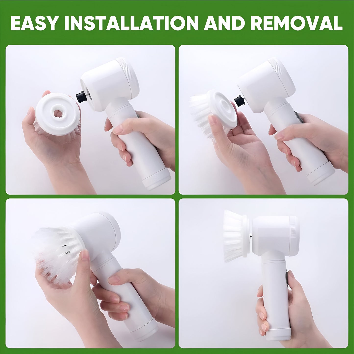LuxoScrub Pro: Electric Spin Scrubber