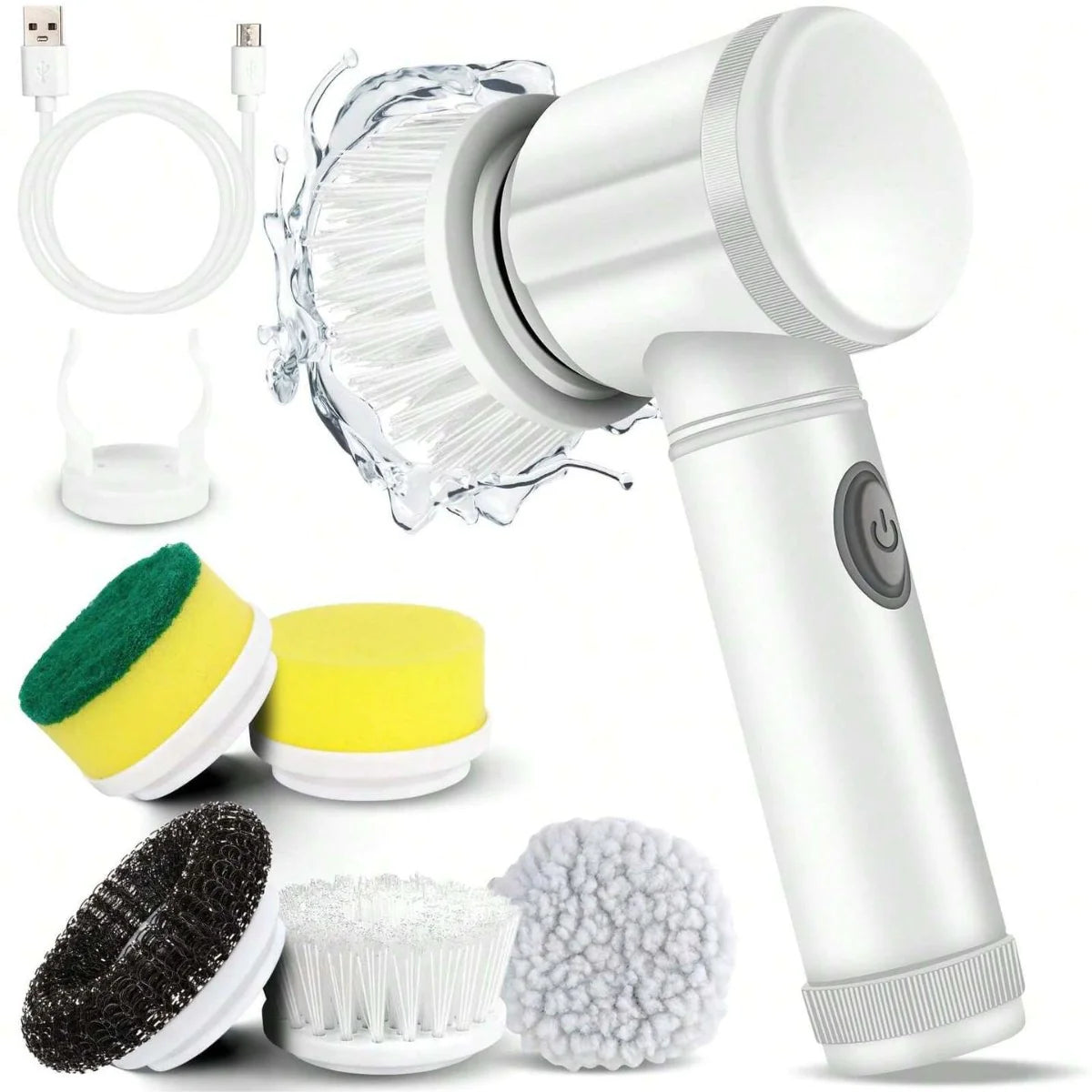 LuxoScrub Pro: Electric Spin Scrubber