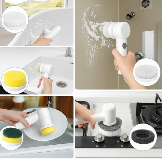 LuxoScrub Pro: Electric Spin Scrubber